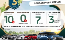 promo mitsubishi dp ringan bunga 0%